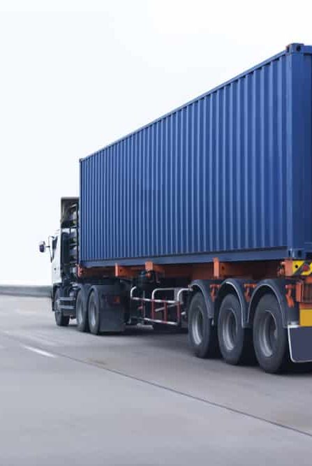 Truck On Road — Whybirds Transport in Raceview, QLD