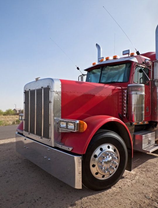 A Red Truck — Whybirds Transport in Raceview, QLD