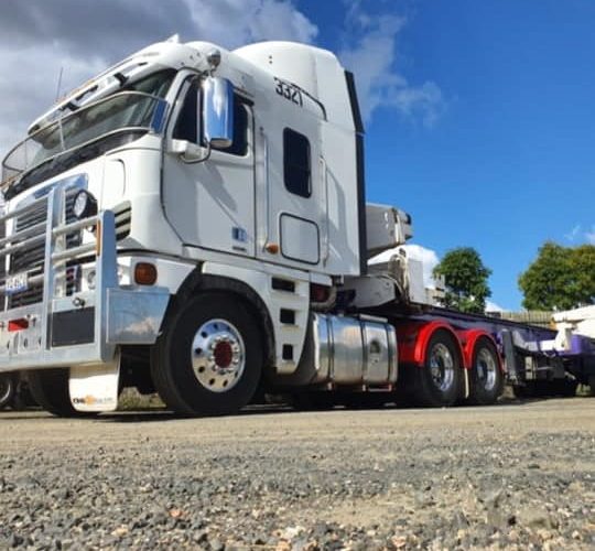 White Truck — Whybirds Transport in Raceview, QLD