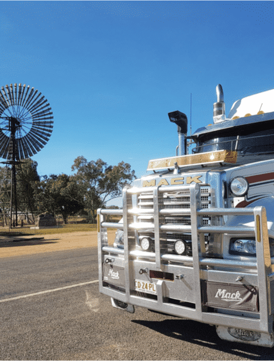 Front View Of Truck — Whybirds Transport in Raceview, QLD